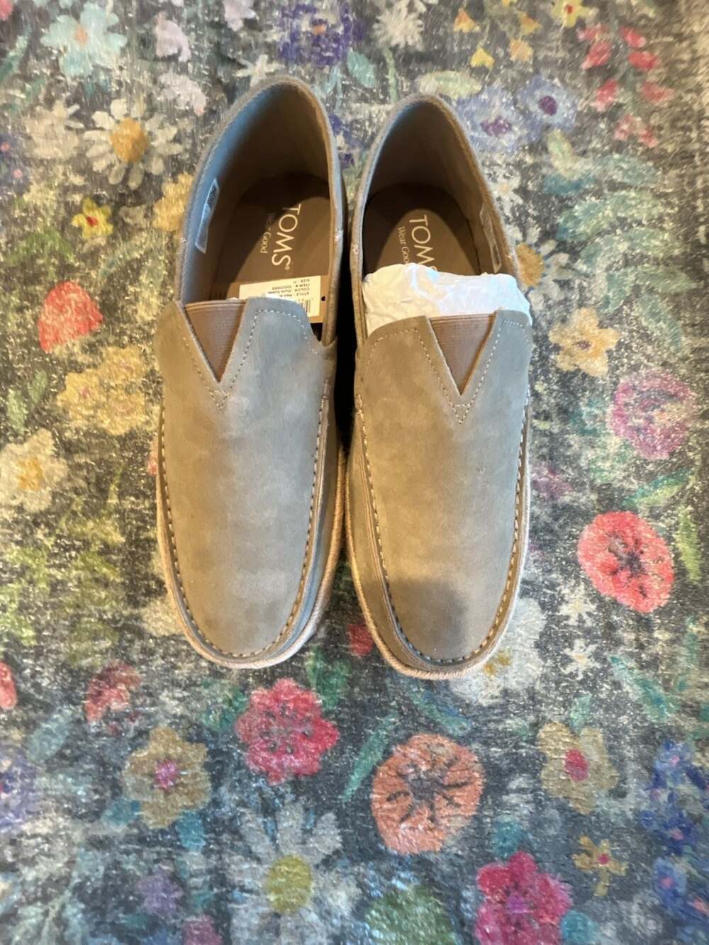 TOMS Alonso Loafer Rope Size 11 Dune Suede
